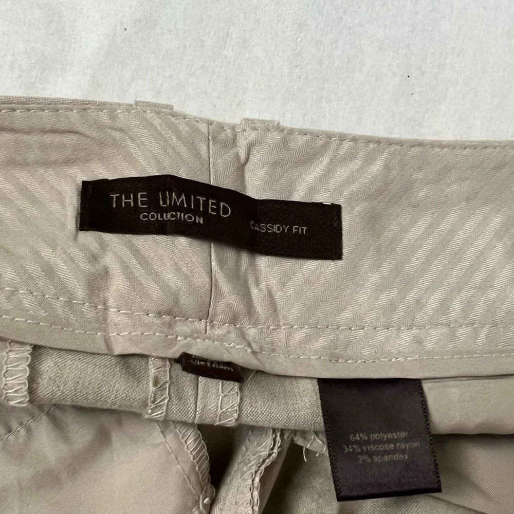 The Limited Collection Pants Womens Size 8 Cropped Beige Nude NWT Trousers - Picture 8 of 8